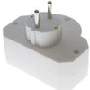Adaptador enchufe enzo 2xeuro 1x ra plus interruptor 6140895