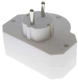 Adaptador enchufe enzo 2xeuro 1x ra plus interruptor 6140895