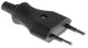 Enchufe Enzo de baja corriente negro 6140200