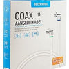 Cable de conexión coaxial Enzo technetics 1,5 m conector en ángulo recto completo - 2075010