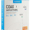 Cavo di collegamento coassiale Enzo technetics da 5 m completo di spina ad angolo retto - 2075030