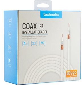 TechNex TechNetix TN-CoaxiH-20M Cavo coassiale 20 m bianco