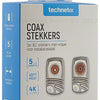 Enzo technetics set 2 stuks coaxpluggen haaks metaal 4g - 2074010