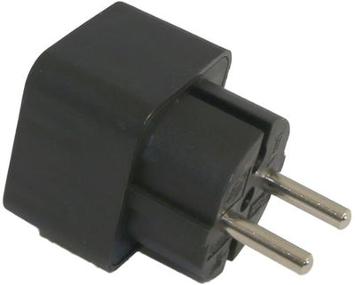 Spina adattatore euro bidirezionale Enzo nera 230v 6175890
