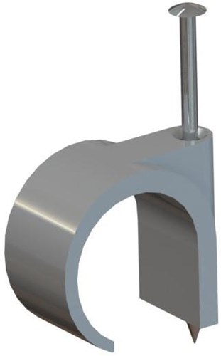 Clip de uñas Jsl 16 19mm gris | 50 piezas