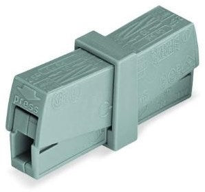 Abrazadera de soldadura enzo wago 3 vías gris ds 100 piezas 4047205