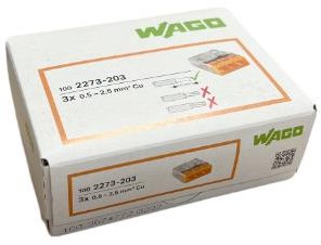 Enzo wago lasklem 3x0,5-2,5mm transoranje ds100 4047224