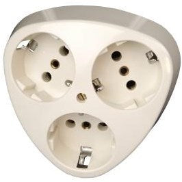 Enzo wandcontactdoos ra inbouw 3-voudig 4677040