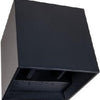 Aplique Enzo 6w | dirigido | aluminio | cuadrado | negro | 2700k - 5082010
