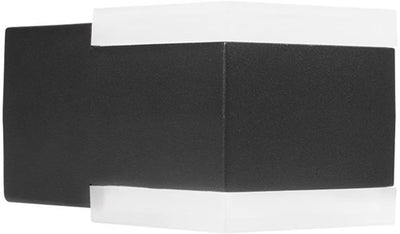 Lampada da parete Enzo | nero | quadrato | LED da 8w | ip443000k | smartwares ool-50020 - a5019020