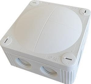 Enzo wiska caja de cables wiska 308 + prensaestopas 74x74x50mm 4034000