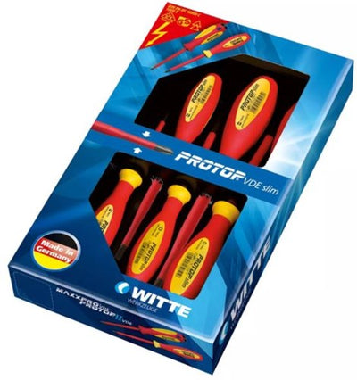 Set cacciaviti Enzo bianco protop vde-slim da 5 pezzi - 670080