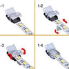 Enzo w.w. connettore rapido hippo per strip 8mm ip65 4380100