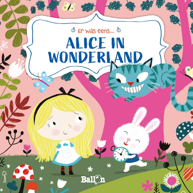 Ballon er was eens: alice in wonderland