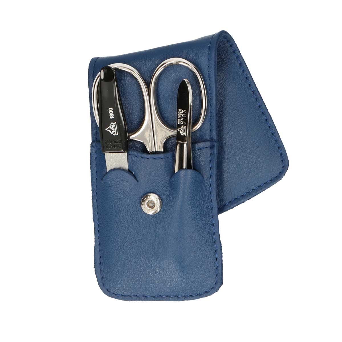Erbe Solingen Erbe Solingen Manicure Manicure Penny con botón Push Cierre azul oscuro (erbe9071)