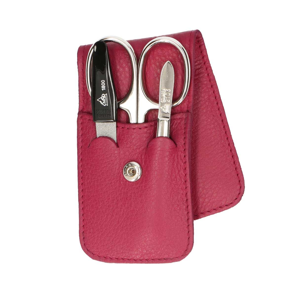 ERBE SOLINGEN ERBE SOLINGEN PENNY DI MANIGURE A 3 parti CON CHIUSA PRESSA FUCHSIA (ERBE9079)