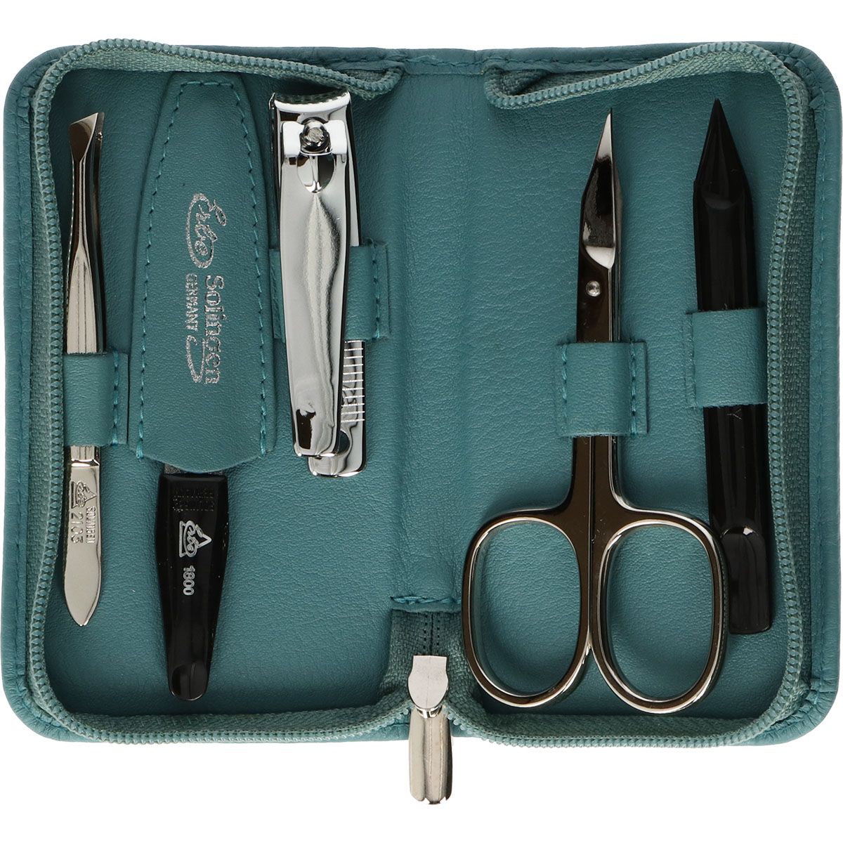 Erbe Solingen Erbe Solingen Manicure Manicure Penny con cremallera turquesa (erbe9204)