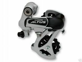 Shimano achter derailleur altus m310 7 8 blister argento erdm310ds