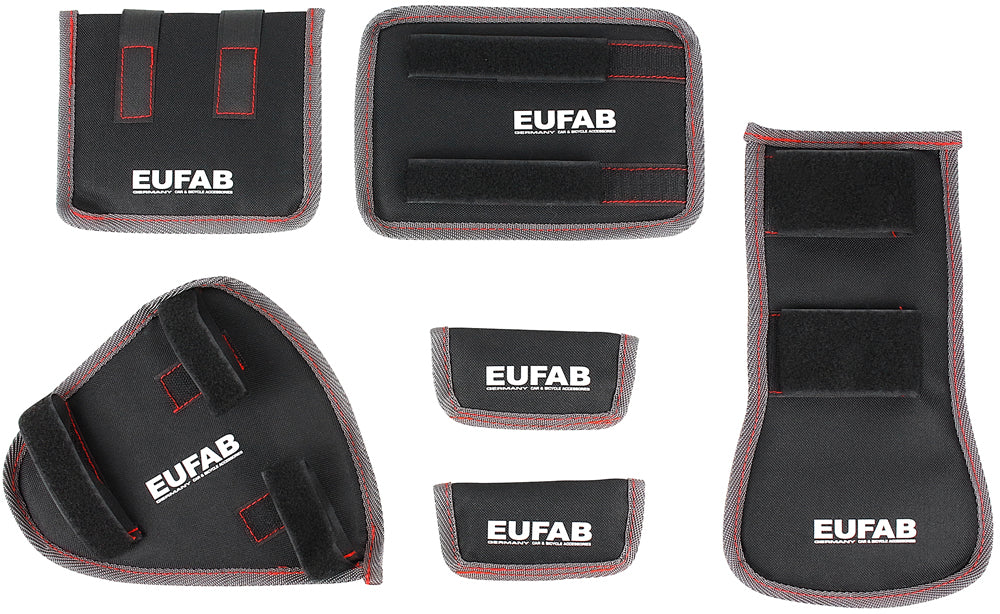 Eufab protección transporte bicicleta 6uds