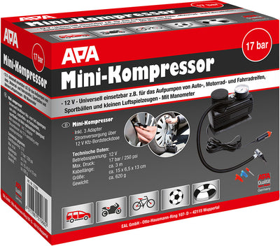 Minicompressore Eufab 12v 17bar