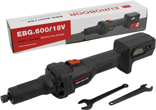 Smerigliatrice diritta Euroboor a batteria 18v | 26000 giri/min | 800 watt | escl. batteria e caricabatterie - ebg.600 18v