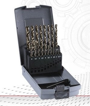 Set di punte elicoidali Euroboor tds.100 ø 1 -10 mm, aumentando con incrementi di 0,5 mm - tds.100