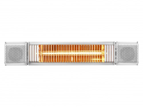 Eurom heat and beat bluetooth terrasverwarmer wit - 334593