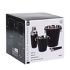 Excelente Housware Housware de 4 piezas Cóctel Juego de acero sin manchas Matte Negro