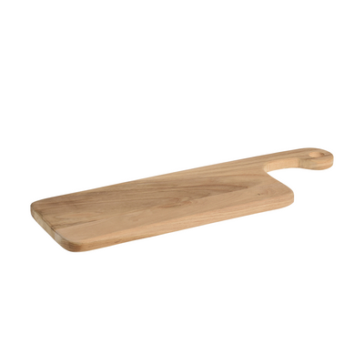 Eccellente vassoio da portata per casalinghi in teak 40x13x1,3 cm