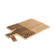 Excelente tabla de cortar de madera de mango para el hogar con mango 50x30cm