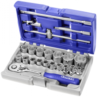 Expert by facom prese e raccordi 1 2 | dimensioni metriche | 22 pezzi | in valigia | e032900 - e032900