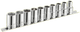 Expert by facom set di prese metriche 1 2 | 10 pezzi | incl. cremagliera | e034837 - e034837