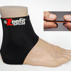 Calzini alla caviglia Ezeefit per punti di pressione anti-blisters 1 mm di dimensioni nere 41-44