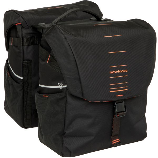 Newlooxs tas new looxs vigo dubbel | zwart oranje | rt 2.0 | 40l