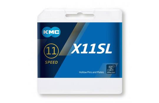 Cadena de bicicletas KMC X11SL Ti-N Gold Black