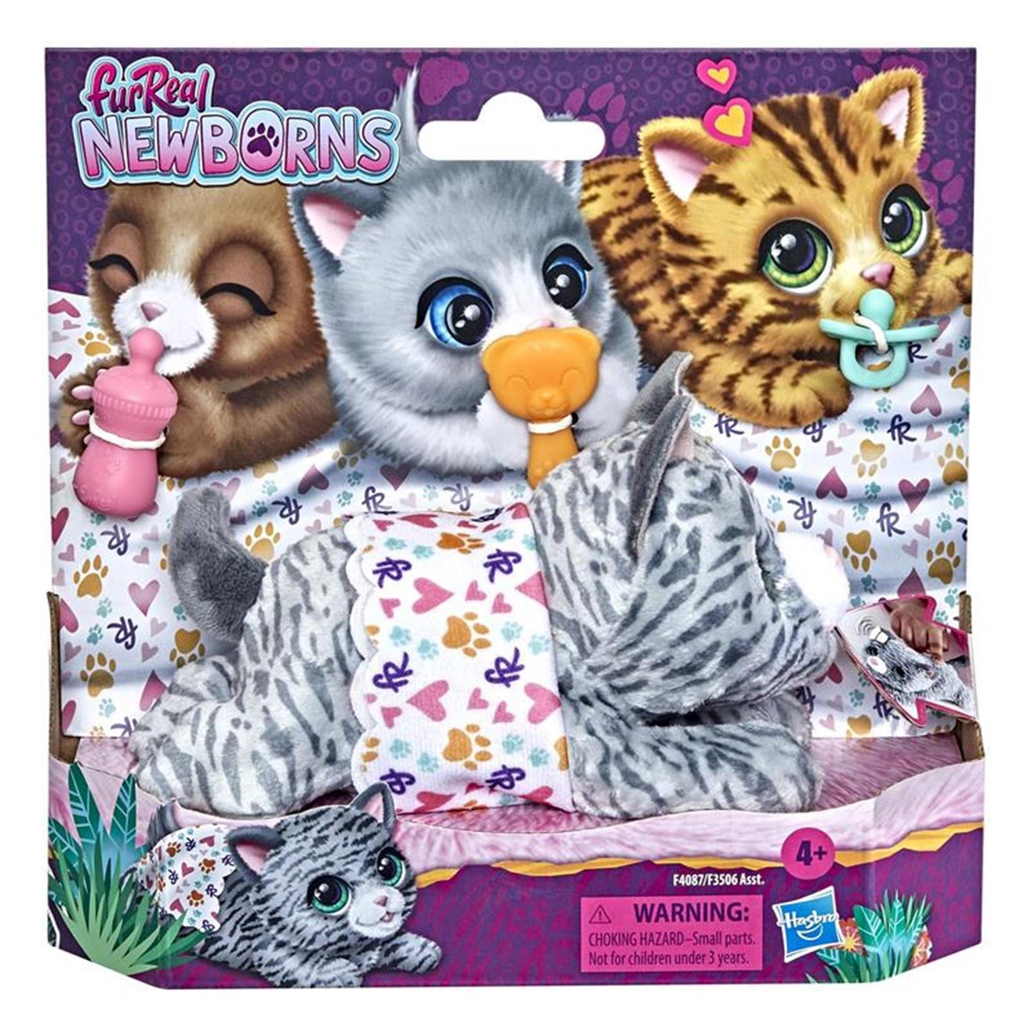 Amigos furreal hasbro furreal recién nacidos gatito