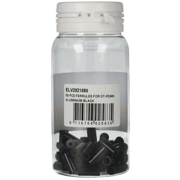Cappelli Cabele per OT-RS900 da Ø3,65 a Ø5,5 mm x 12 mm nero (50 pezzi)