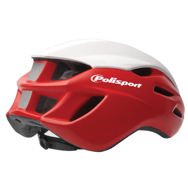 Polisport Helm Aero Road Mat Gloss bianco Giallo L 58-61 cm