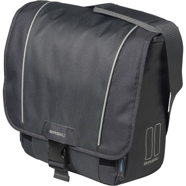 Bolso de cercanías de albahaca deportiva - bolsa de bicicleta gris