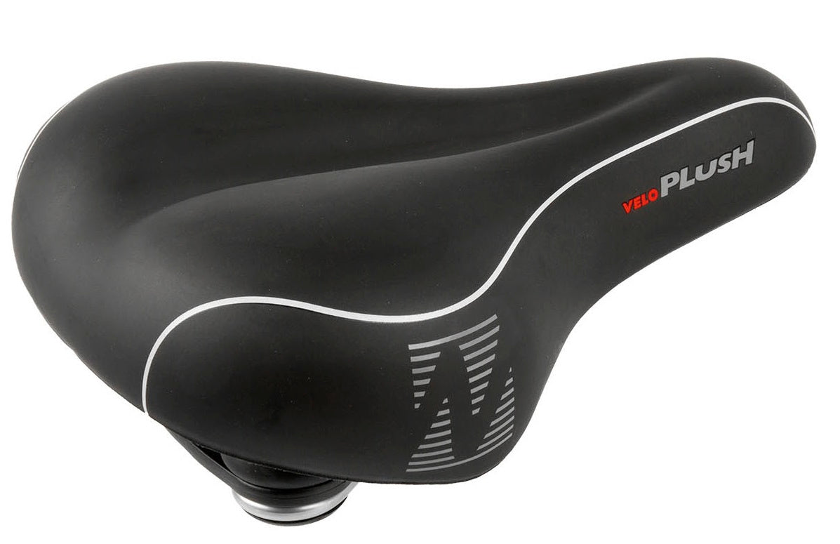 Velo Saddle Plush Memory Foam Unisex Black