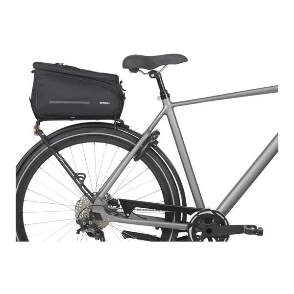 Basil backpack move trunk bag move velcro strap fastening black