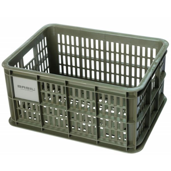 Basil Fietskrat S - Small - 17.5 liters - Green