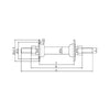 MARWI Fore Hub 412 36 fori 100 mm Costruito -in larghezza cromato