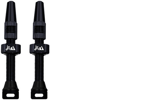 JRC - Juego de válvulas sin tubo 44 mm de negro