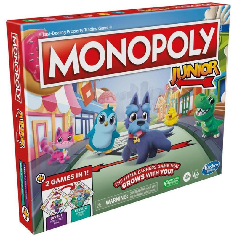 Hasbro Monopoly Junior 2in1 Economic Simulation Board Game