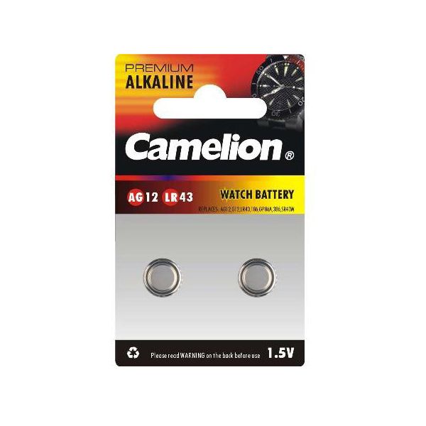 Camelion battery V12GA LR43 (2-piece)