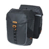 Basil Bicycle bag Double Miles Tarpaulin Black Orange Mik 34L