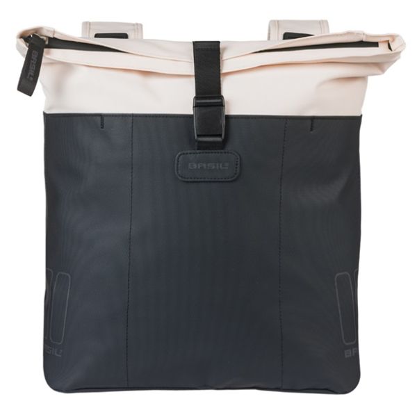 Basil bolsa doble vive 28-35l blanquecino negro