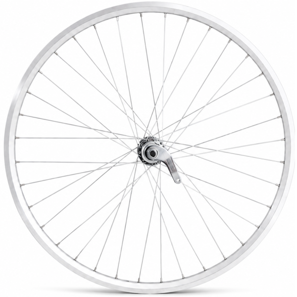 Rueda trasera 28 x 1 4'' llanta aluminio zac 2000 - buje de freno favorit - plata