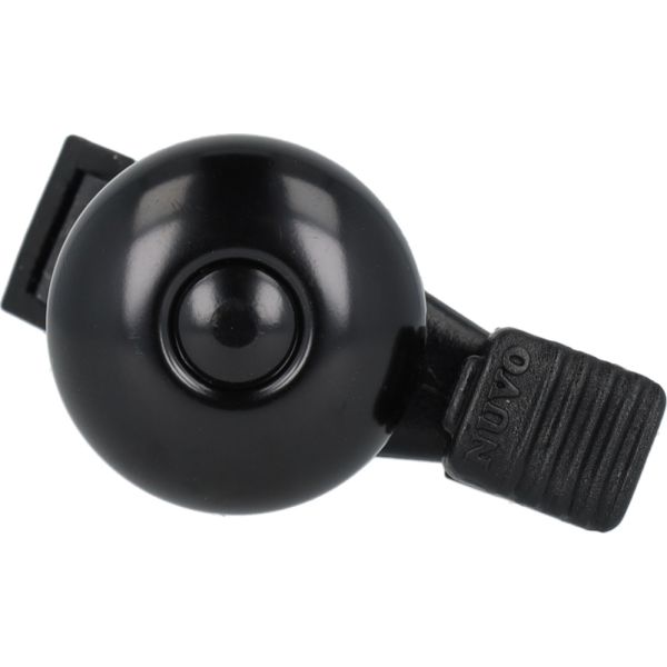 Simson timbre de bicicleta mini 32 mm con fijación de banda flexible negro